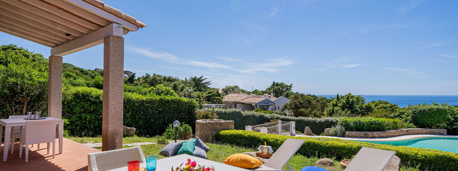 Villa Incanto di Gallura: Balkon / Terrasse / Patio, Schwimmbad