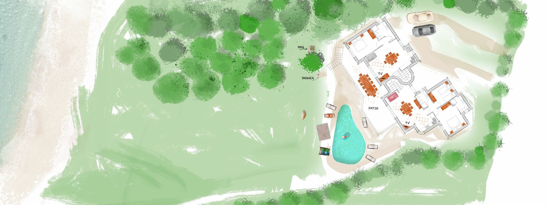 Villa Danza Dei Fenicotteri: Planimetria