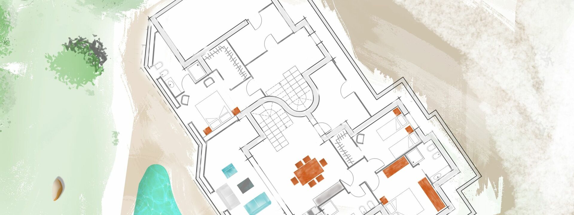 Villa Danza Dei Fenicotteri: Planimetria