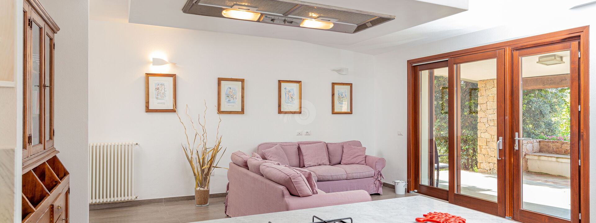 Villa Belle: Balkon / Terrasse / Patio, Küche