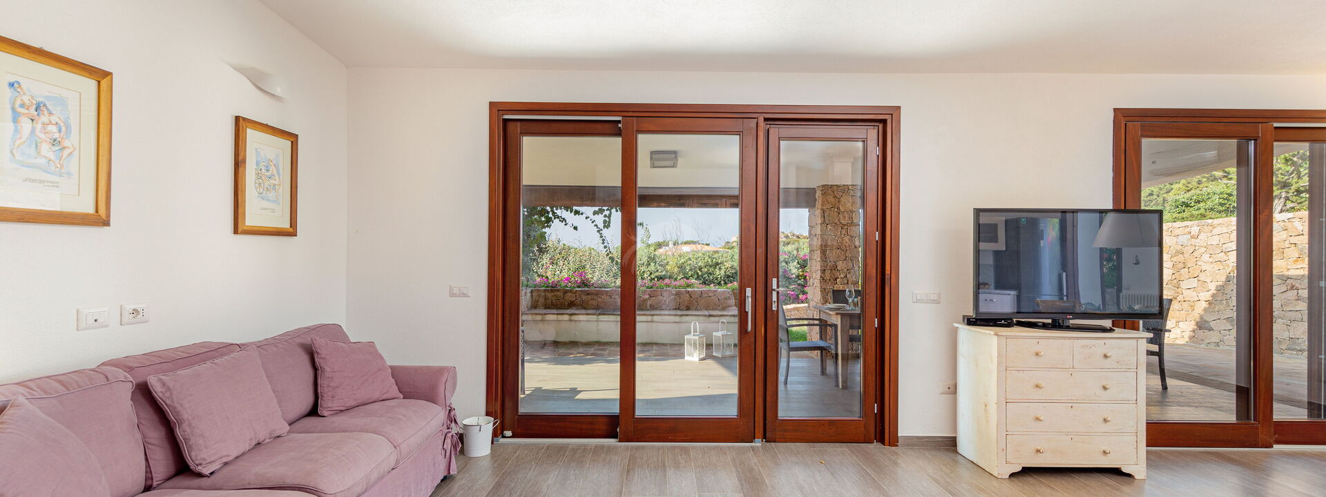 Villa Belle: Balkon / Terrasse / Patio, Wohnzimmer