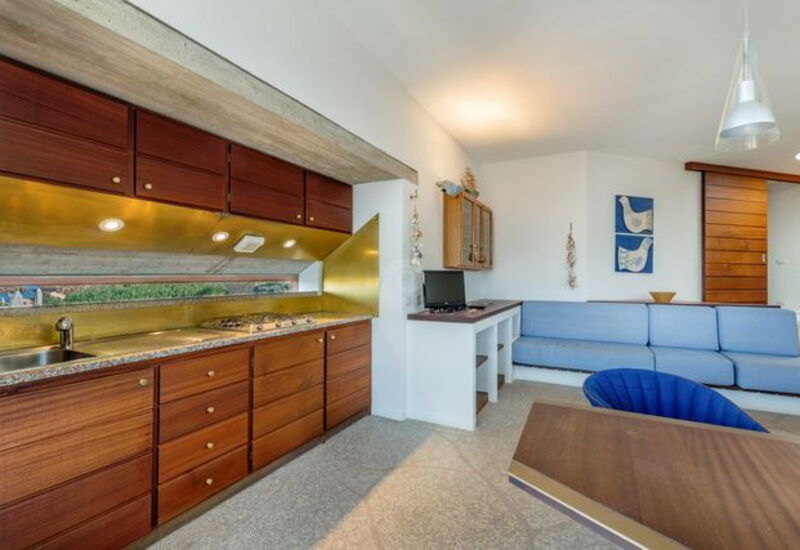 Villa le Sfumature del Melograno: Dining Room, Kitchen, Living Room