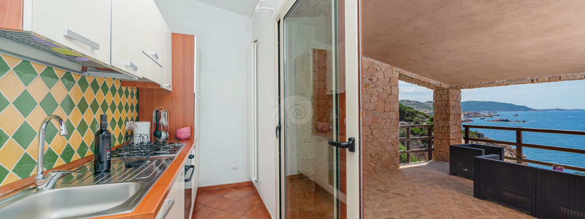 Villa Il Saluto Del Sole: Balkon / Terrasse / Patio, Küche