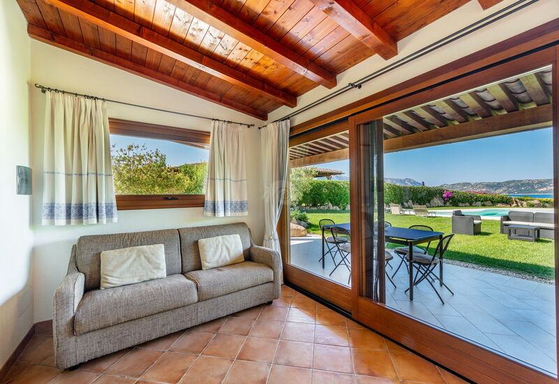 Villa Salinedda: Balcony / Terrace / Patio, Living Room