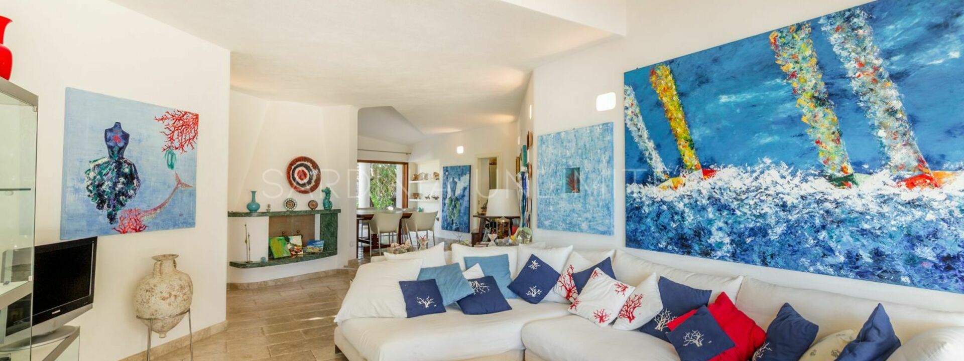 Villa Sassifraga: Salon