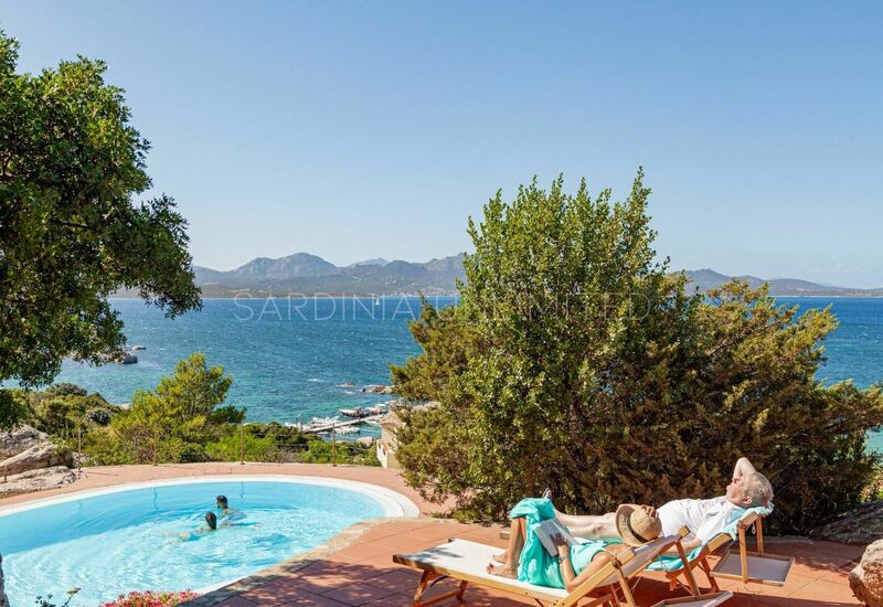 Villa Li Cuncheddi: Autumn, Balcony / Terrace / Patio, Pool, Spring, Summer