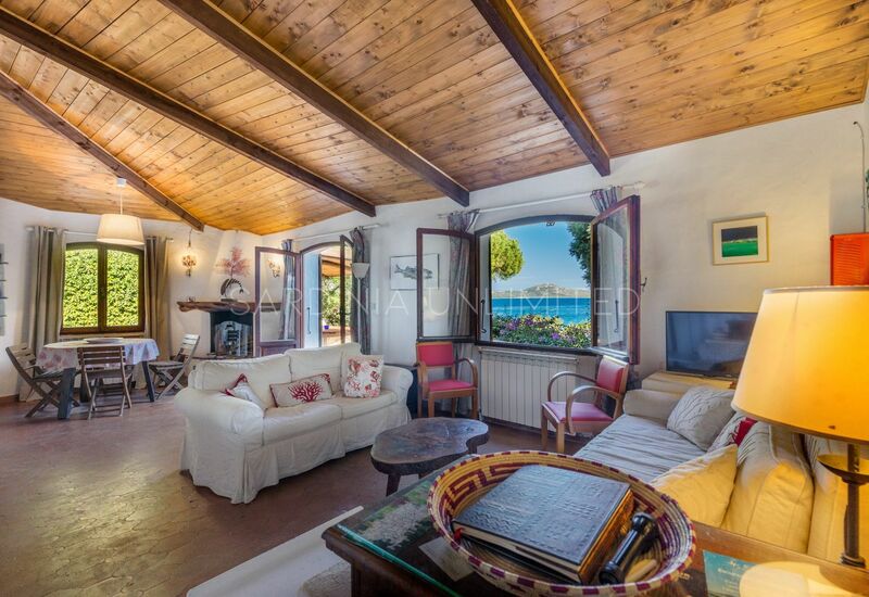 Villa Ammirando Tavolara: Living Room