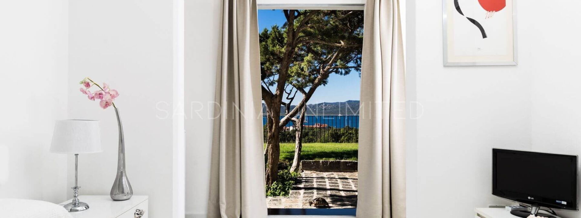 Villa Surzaga: luxury Villa for rent in Porto Cervo private pool, double bedroom  with panoramic view