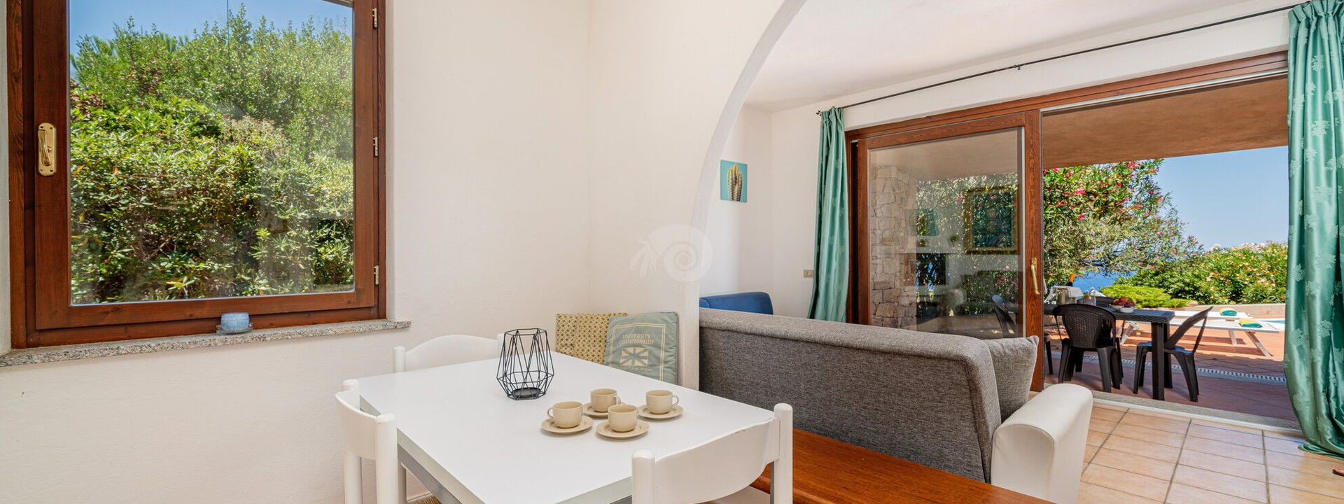 Villetta Porcospino: Балкон / Терраса / Патио, Гостиная