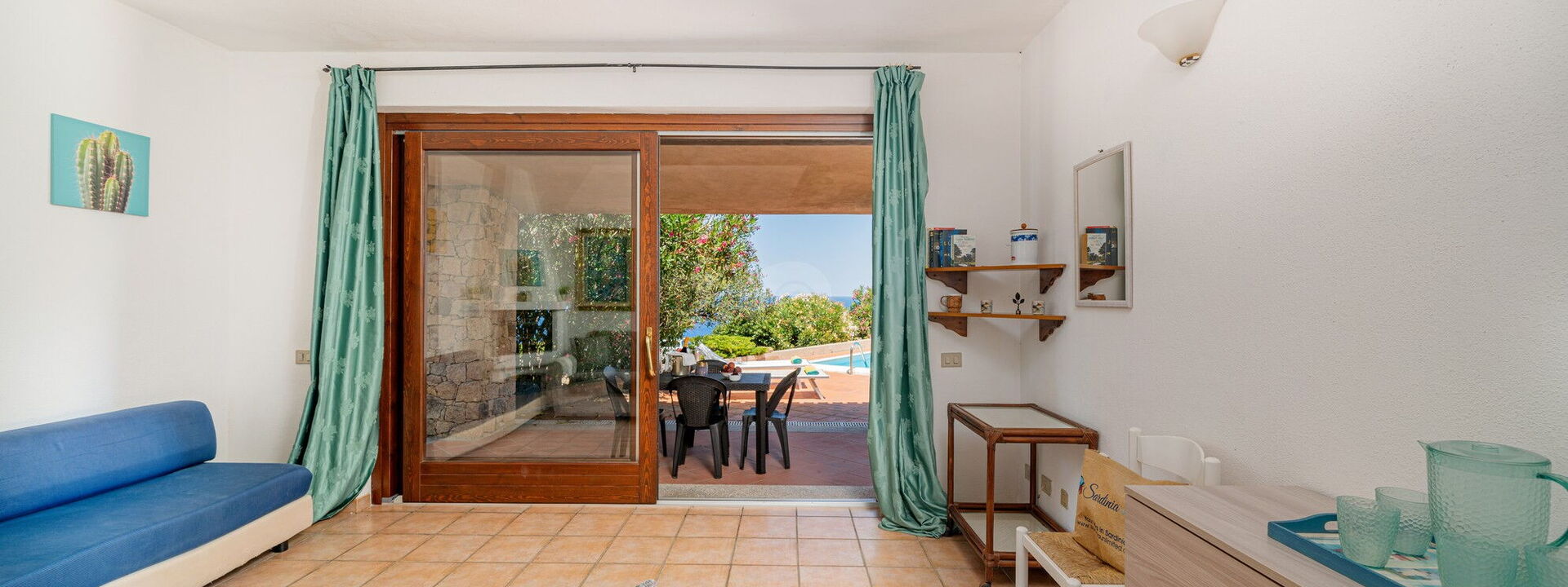 Villetta Porcospino: Балкон / Терраса / Патио, Гостиная