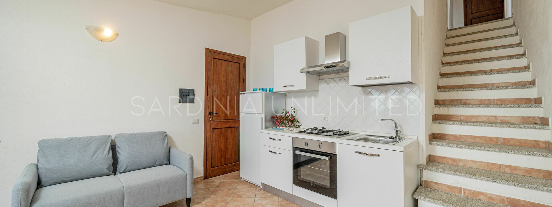 Villetta Nuvola Bianca: Keuken, Lunchroom