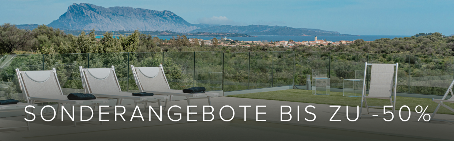 Villen Ferienhaus am Meer zur Miete auf Sardinien Sonderangebot